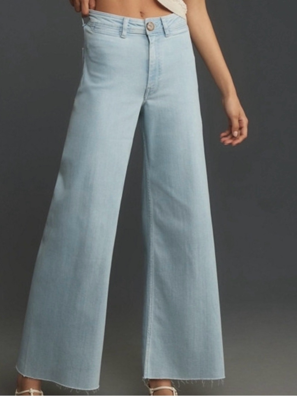 Maeve Light Blue Wide-Leg Women’s Jeans